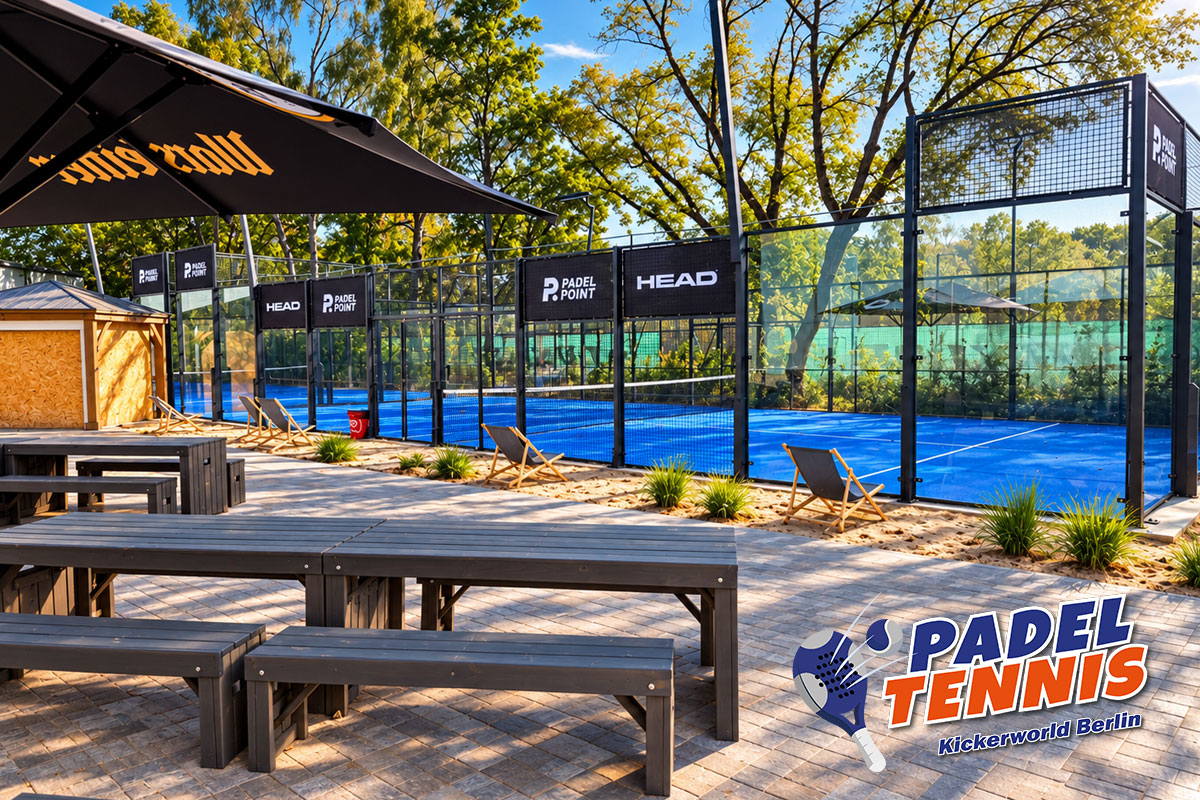 Outdoor-Padelplatz KiCKERWorld Berlin-Spandau 2