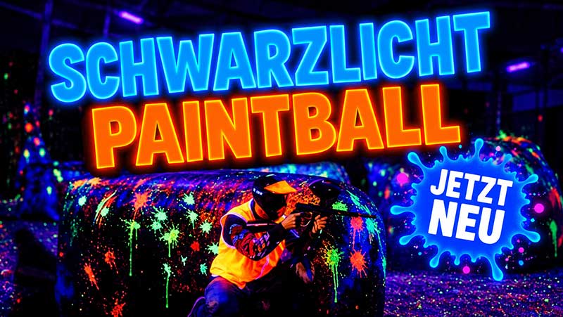 NEU: Schwarzlicht Paintball